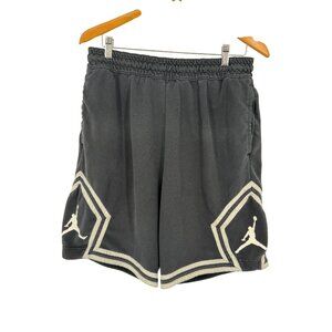 Vintage‎ Nike Air Jordan Shorts Mens XL Diamond Black White Jumpman Stripes